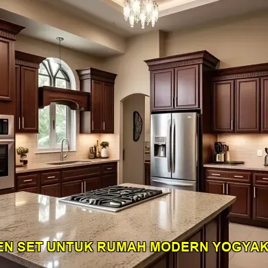 Desain Kitchen Set untuk Rumah Modern di Yogyakarta